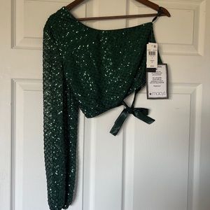 Macy’s Hunter Green Two Piece Dress